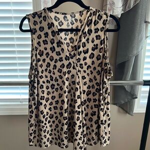 Cheetah Print Tank Top